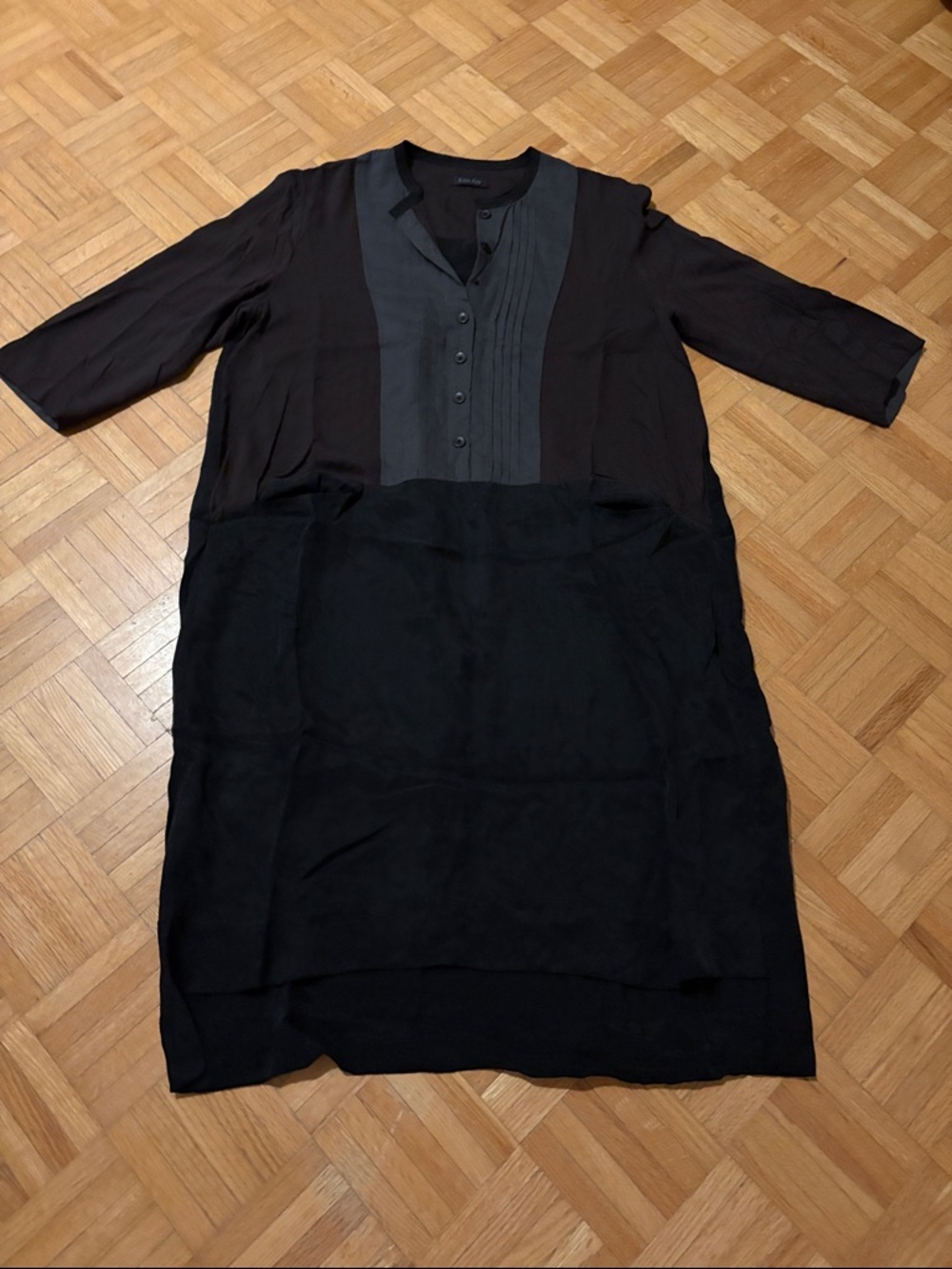 Rina Zin Women’s Three-Quarter Sleeve Panel Dress NWOT